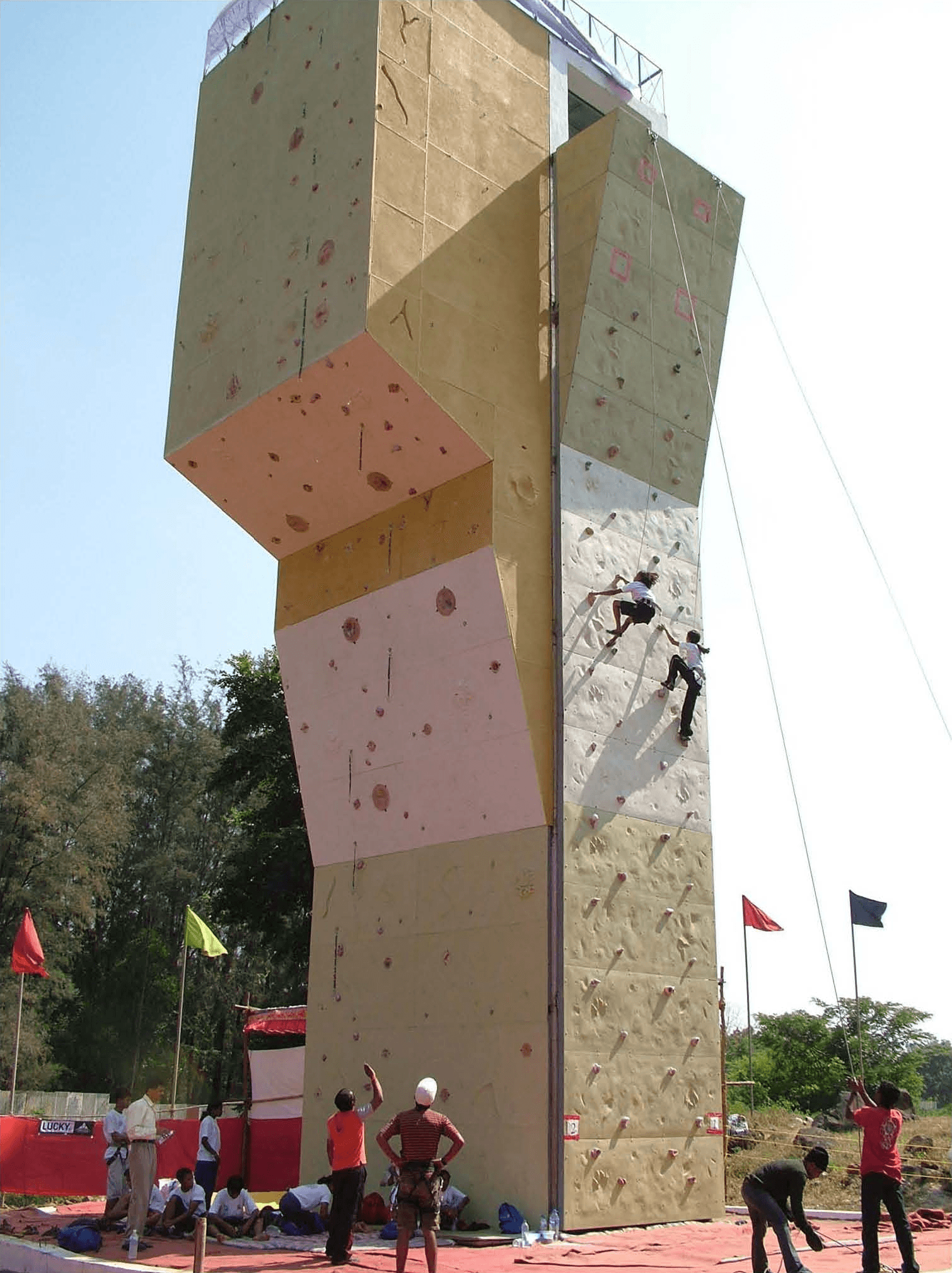 PCMC Climbing Wall at Annasaheb Magar Stadium